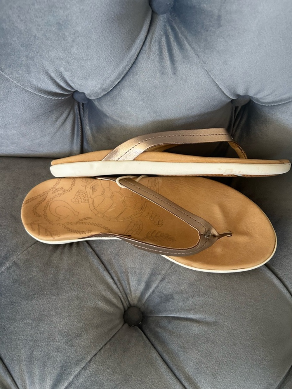 OLUKAI HONU NEW!!!!! PINK COPPER/ SAHARA SANDEL - Picture 4 of 8